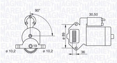 MAGNETI MARELLI 063187051010 -  Стартер